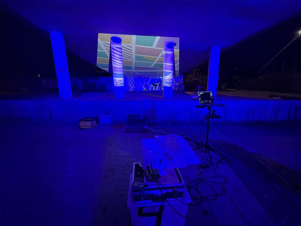 QUAER: Po(i)nt of v/u - Projection Mapping by Jo Jacobs