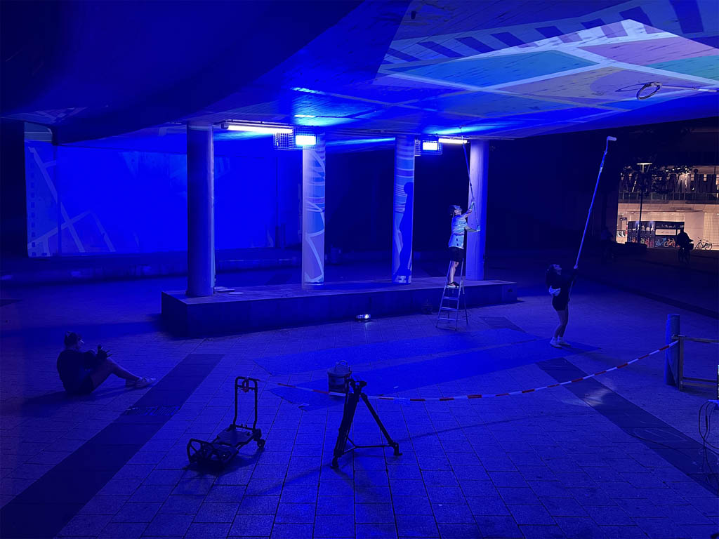 QUAER: Po(i)nt of v/u - Projection Mapping by Jo Jacobs