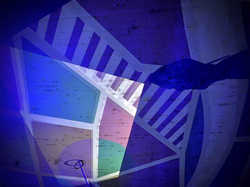 QUAER: Po(i)nt of v/u - Projection Mapping by Jo Jacobs