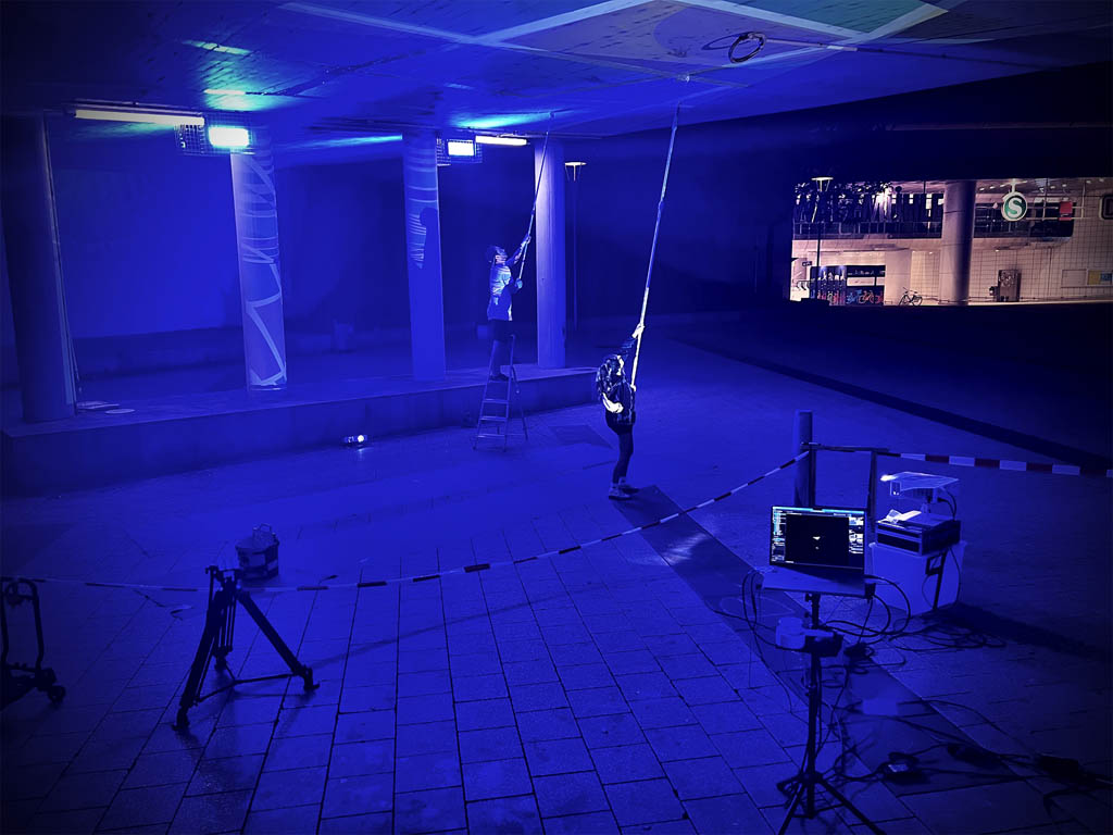 QUAER: Po(i)nt of v/u - Projection Mapping by Jo Jacobs