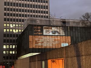 Projektion Mannheimer Kunstverein e.V. zum internationalen Tag gegen Gewalt an Frauen Original Bilder © ZONTA international & Birgit Lang - https://starkefrauen.blog