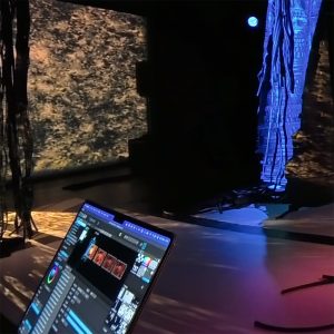 Jo Jacobs: Projections, Light & Music for Zündeln Project - Fritzi Haußmann