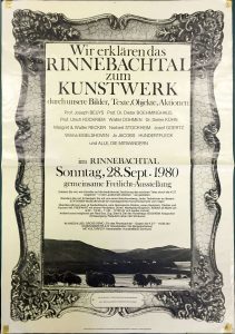 Kunstwerk Rinnebachtal 1980